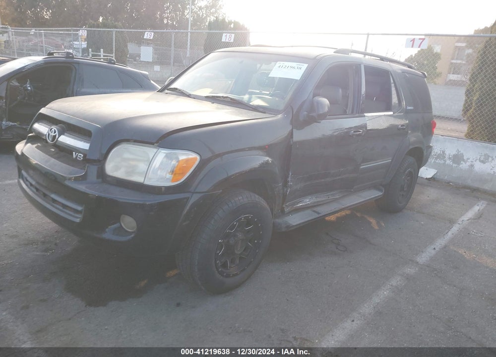 2005 TOYOTA SEQUOIA LIMITED V8 VIN: 5TDZT38A25S239941