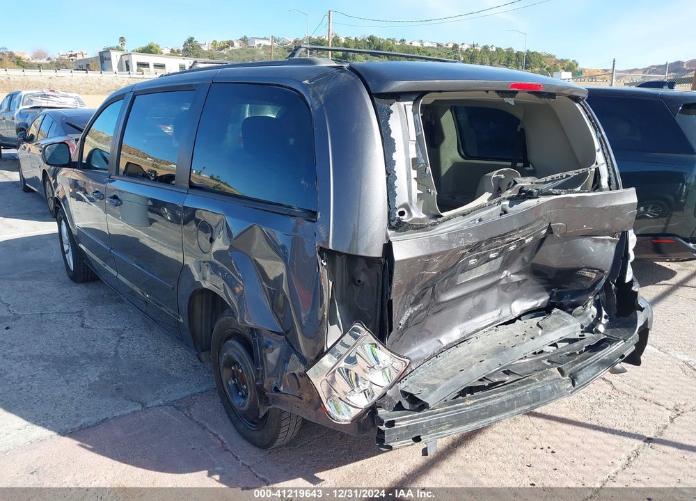 2016 DODGE GRAND CARAVAN SXT VIN: 2C4RDGCG3GR396261