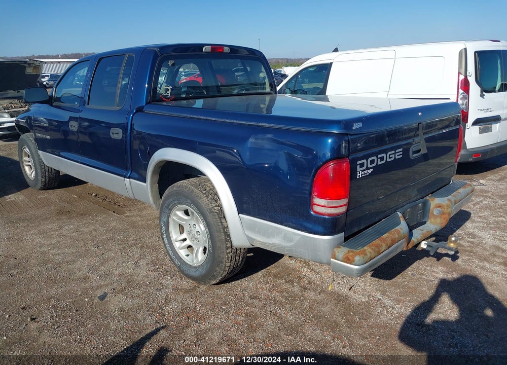 2002 DODGE DAKOTA SLT VIN: 1B7HL48N92S625845