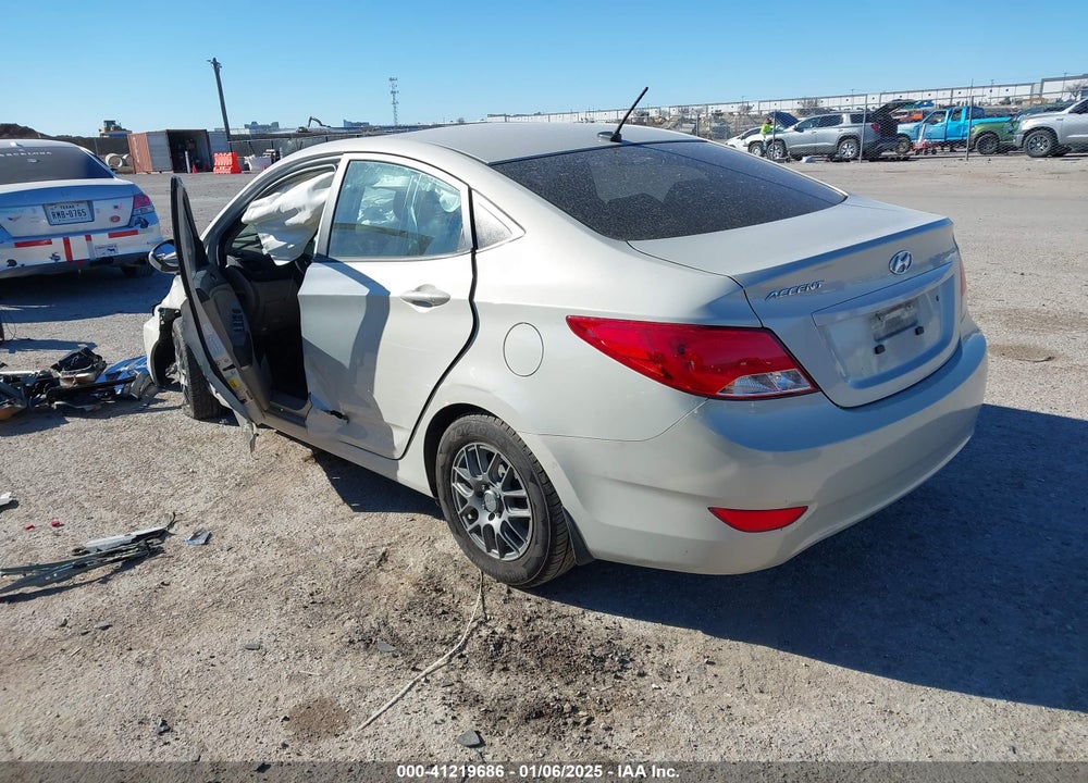 2015 HYUNDAI ACCENT VIN: KMHCT4AE1FU848522