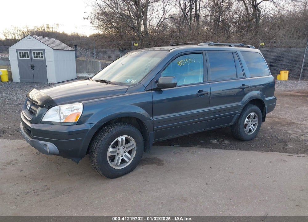 2004 HONDA PILOT EX-L VIN: 2HKYF18584H571249