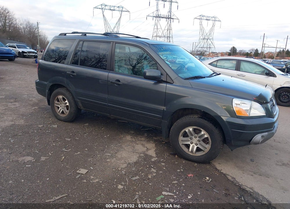 2004 HONDA PILOT EX-L VIN: 2HKYF18584H571249