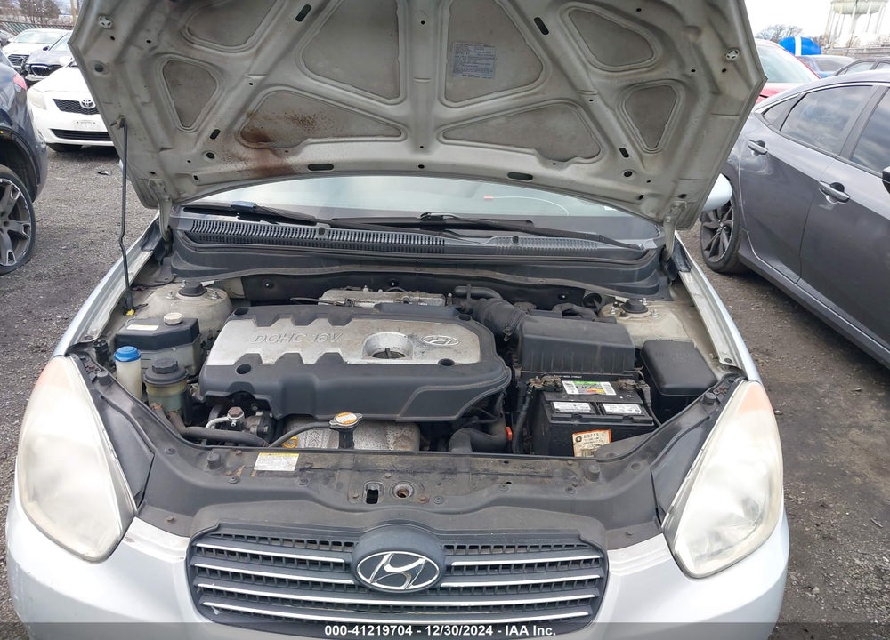 2007 HYUNDAI ACCENT GLS VIN: KMHCN46C17U164086