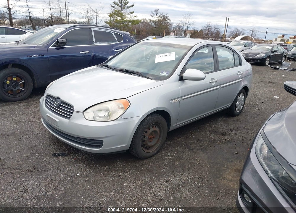 2007 HYUNDAI ACCENT GLS VIN: KMHCN46C17U164086
