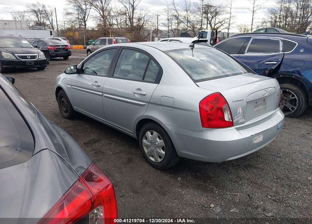2007 HYUNDAI ACCENT GLS VIN: KMHCN46C17U164086