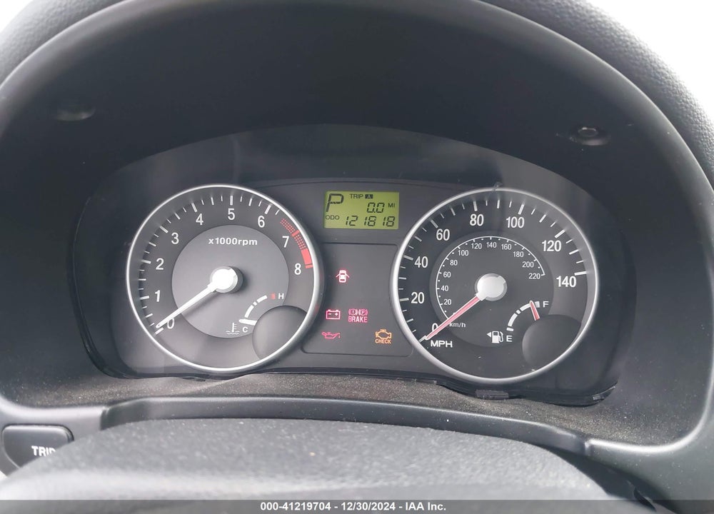 2007 HYUNDAI ACCENT GLS VIN: KMHCN46C17U164086