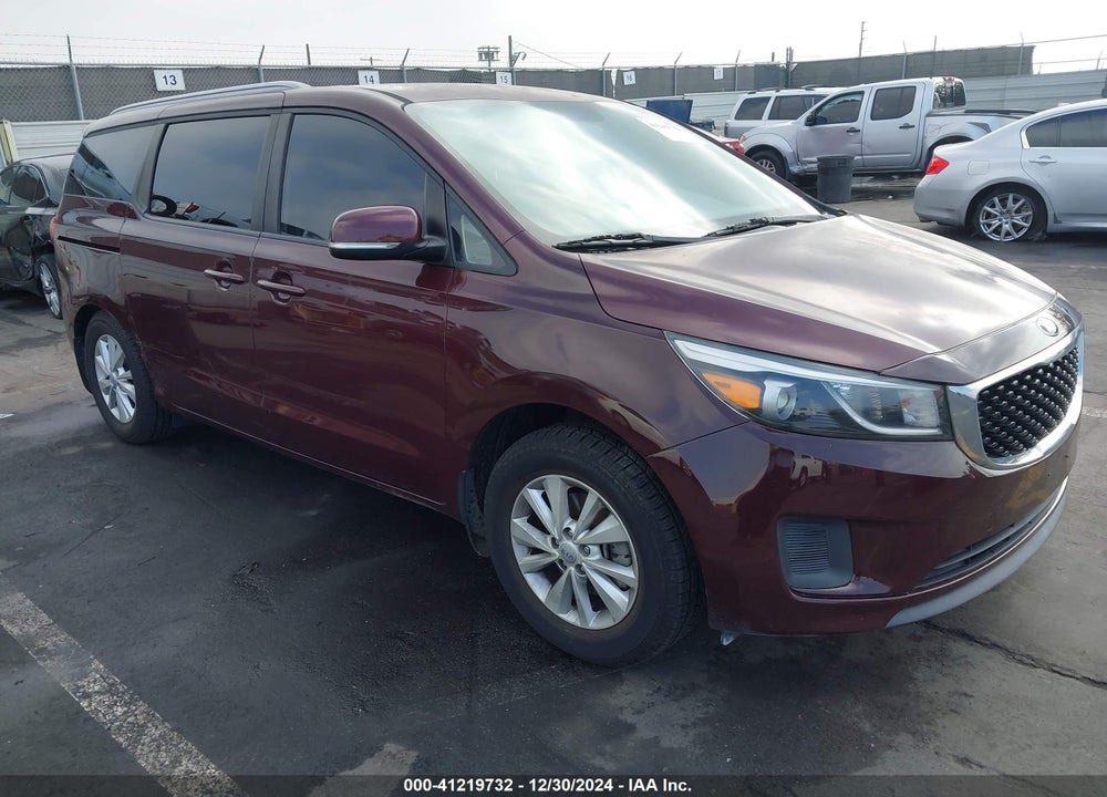 2016 KIA SEDONA LX VIN: KNDMB5C12G6165679