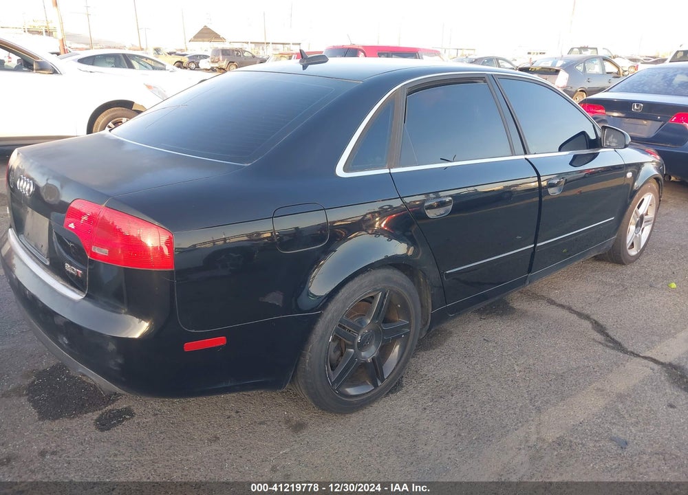 2005 AUDI A4 2.0T VIN: WAUAF68E85A500444