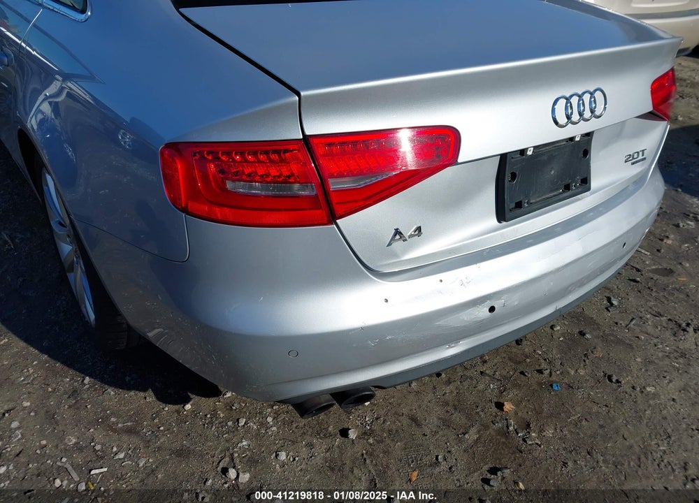 2013 AUDI A4 VIN: WAUKFAFLXDA147339