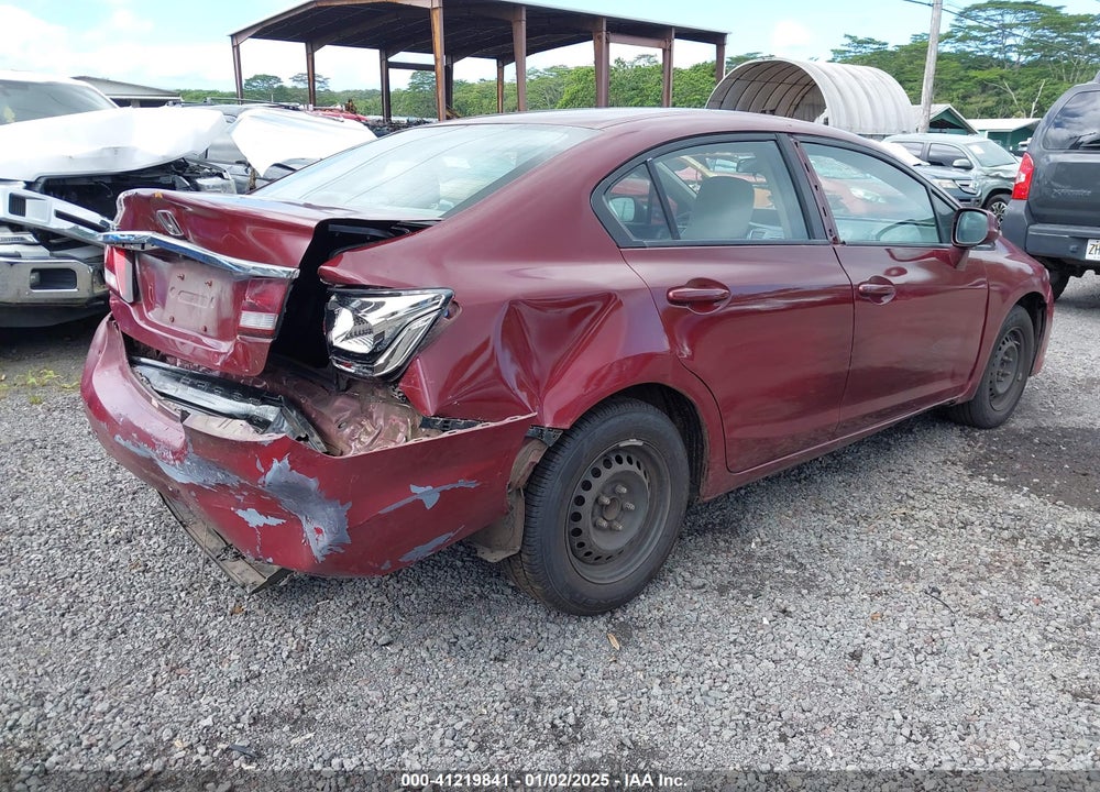 2013 HONDA CIVIC VIN: 2HGFB2F57DH586105