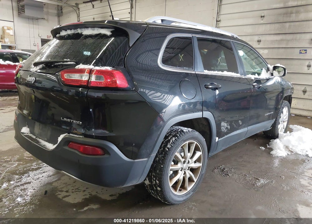 2016 JEEP CHEROKEE LIMITED VIN: 1C4PJMDB6GW326312