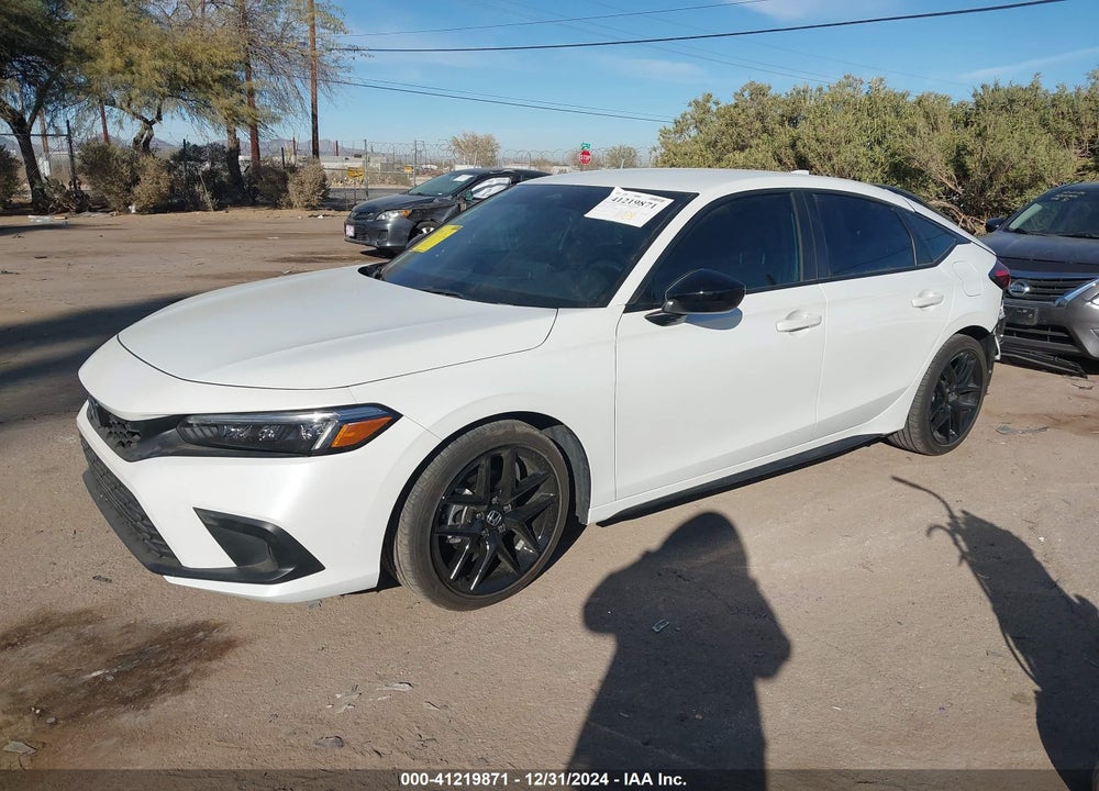 2022 HONDA CIVIC VIN: 19XFL2H81NE020487