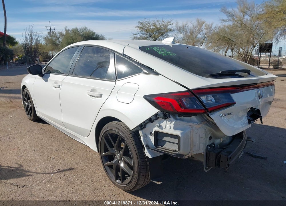 2022 HONDA CIVIC VIN: 19XFL2H81NE020487