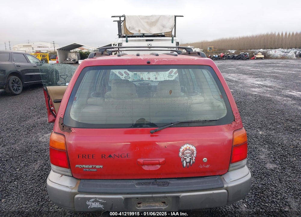 2000 SUBARU FORESTER S VIN: JF1SF6551YH722398