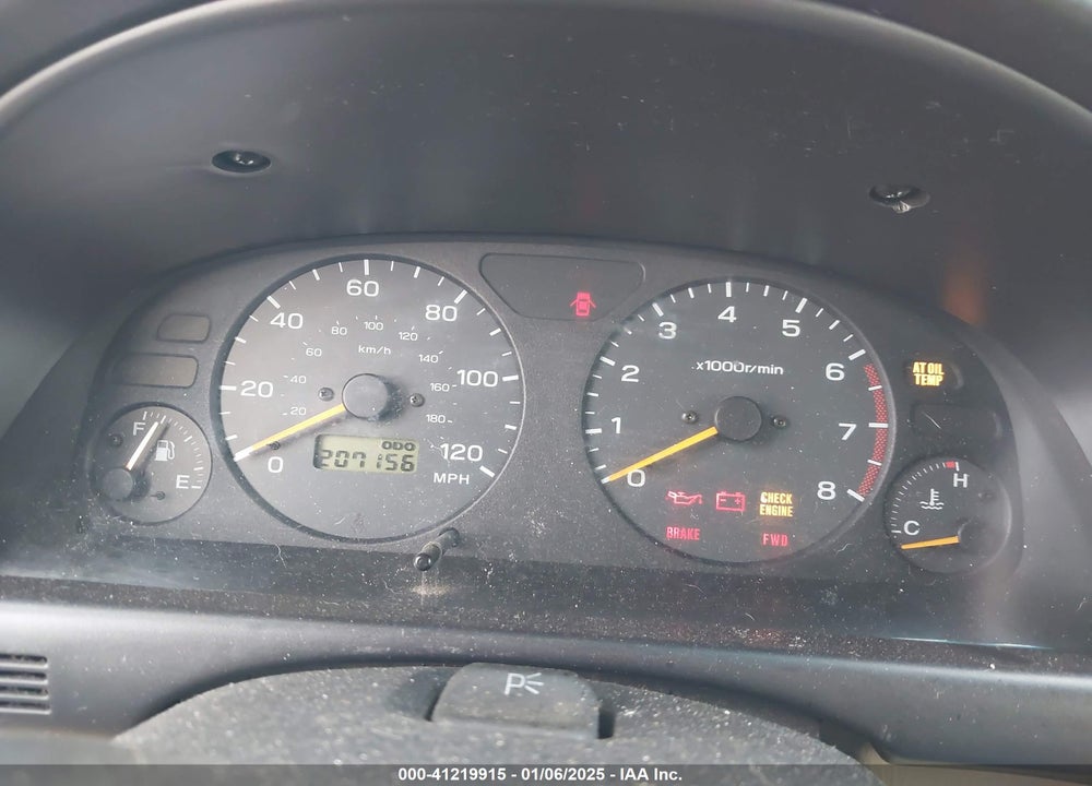 2000 SUBARU FORESTER S VIN: JF1SF6551YH722398