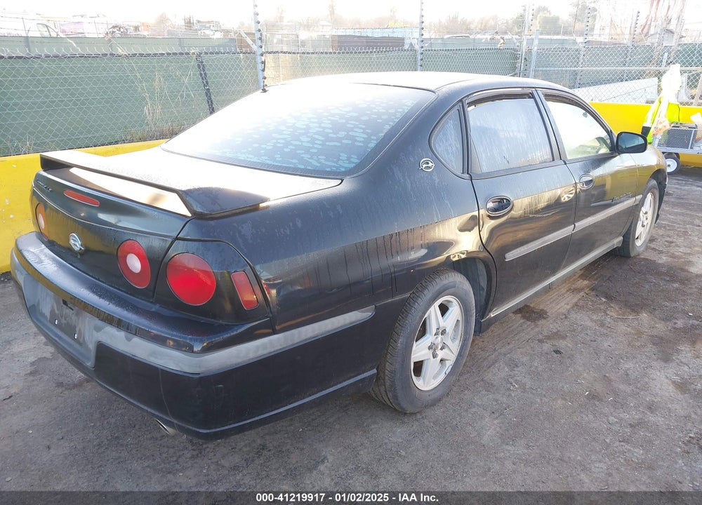 2002 CHEVROLET IMPALA LS VIN: 2G1WH55K629294029