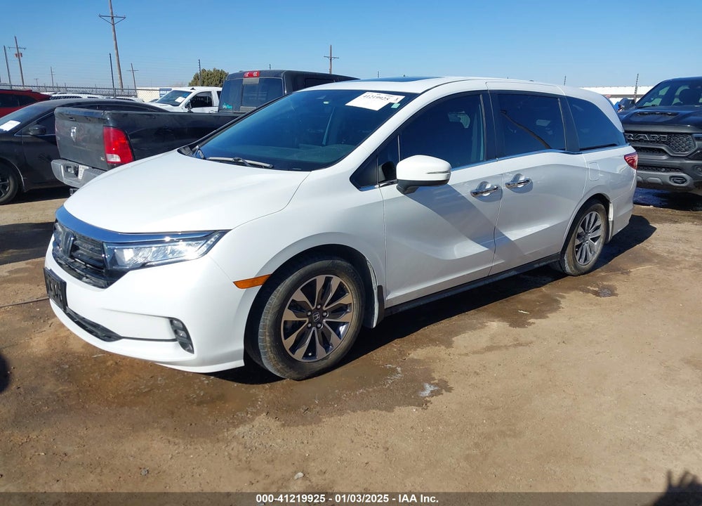2021 HONDA ODYSSEY EX-L VIN: 5FNRL6H7XMB037857