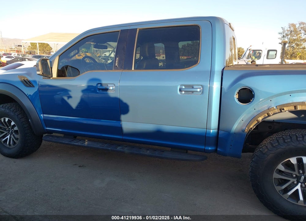 2019 FORD F-150 RAPTOR VIN: 1FTFW1RG1KFA06923