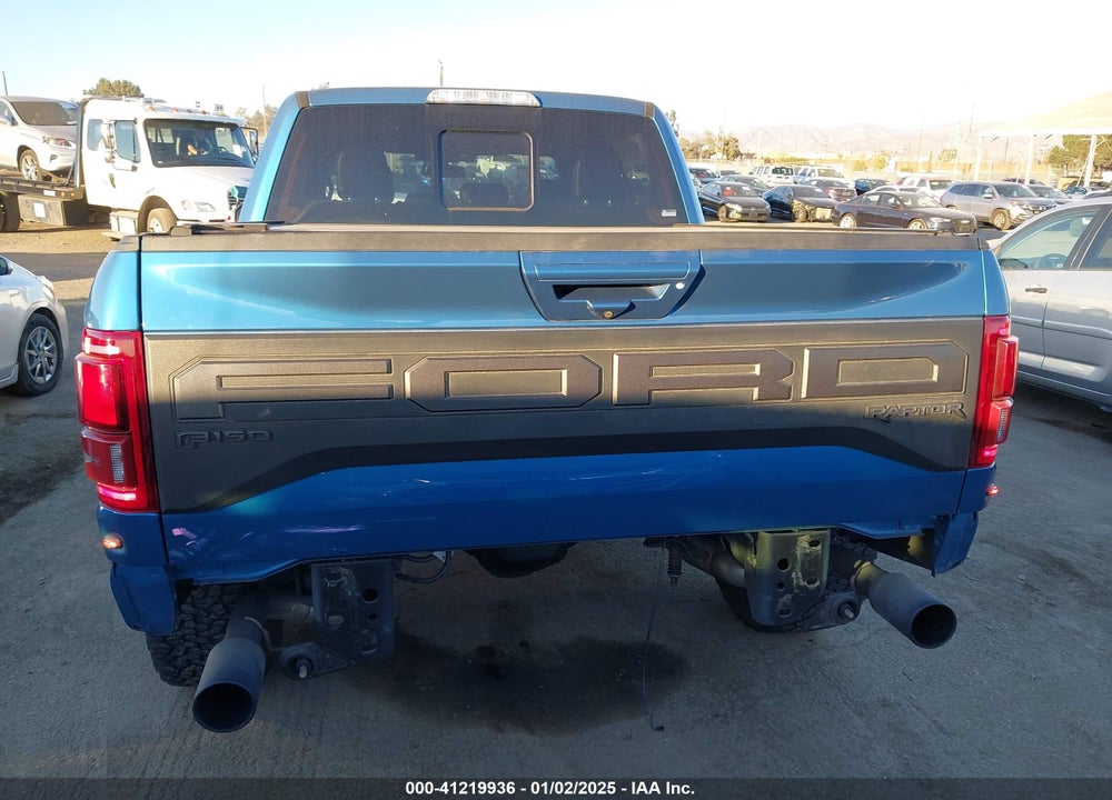 2019 FORD F-150 RAPTOR VIN: 1FTFW1RG1KFA06923