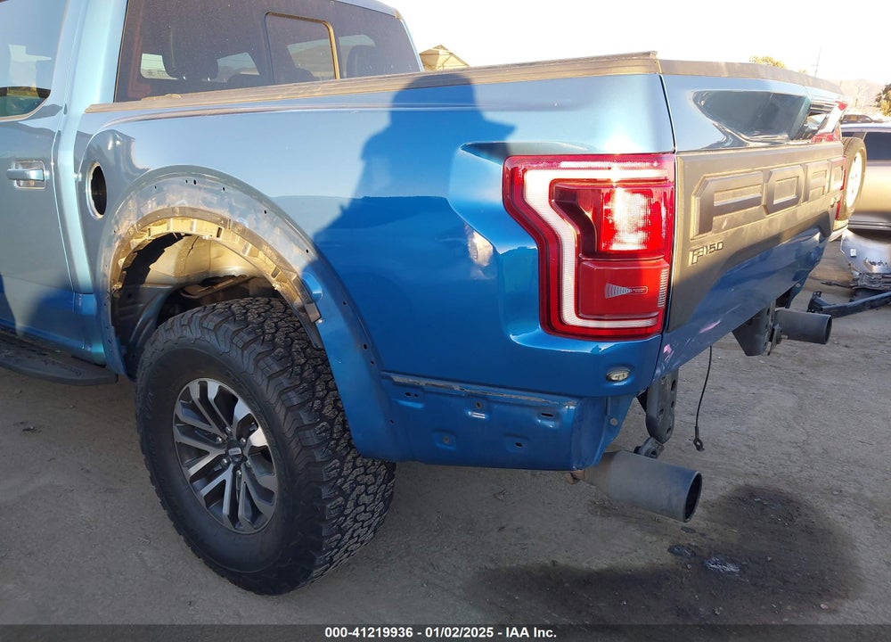 2019 FORD F-150 RAPTOR VIN: 1FTFW1RG1KFA06923