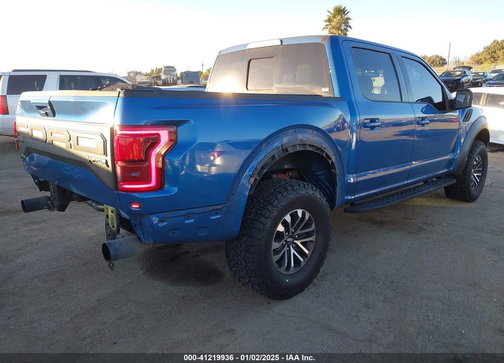 2019 FORD F-150 RAPTOR VIN: 1FTFW1RG1KFA06923