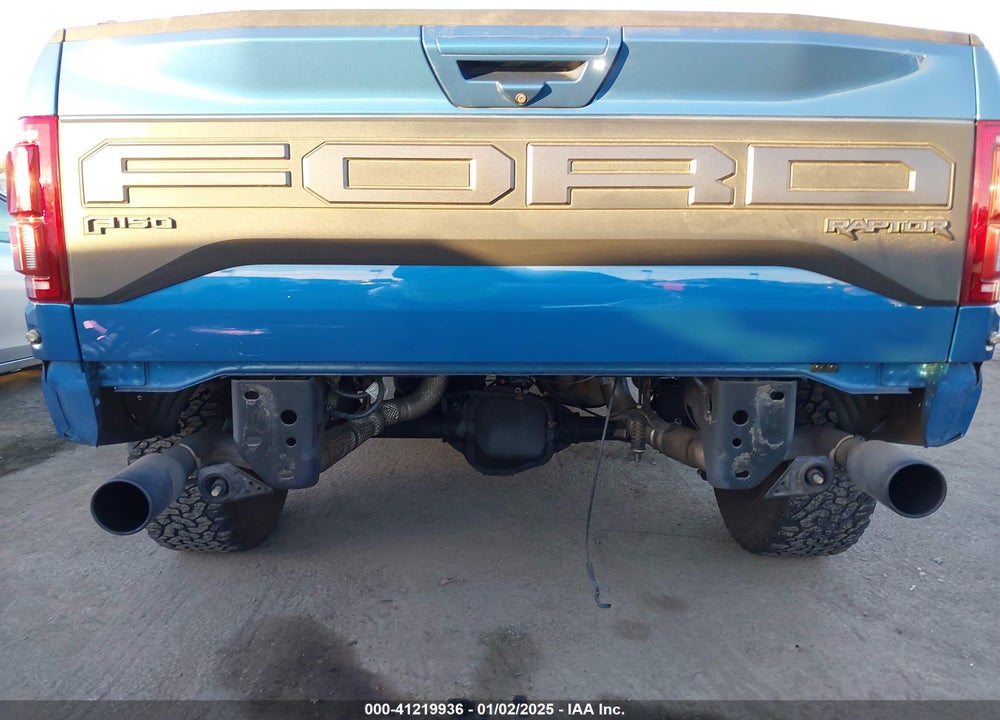 2019 FORD F-150 RAPTOR VIN: 1FTFW1RG1KFA06923
