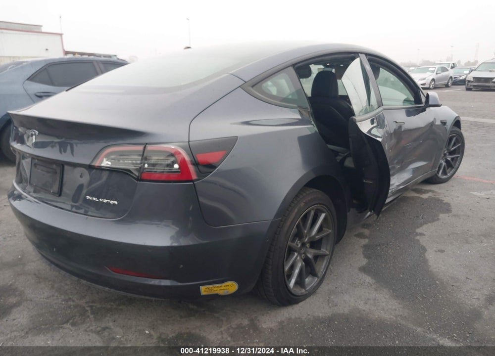 2022 TESLA MODEL 3 LONG RANGE DUAL MOTOR ALL-WHEEL DRIVE VIN: 5YJ3E1EB8NF171103