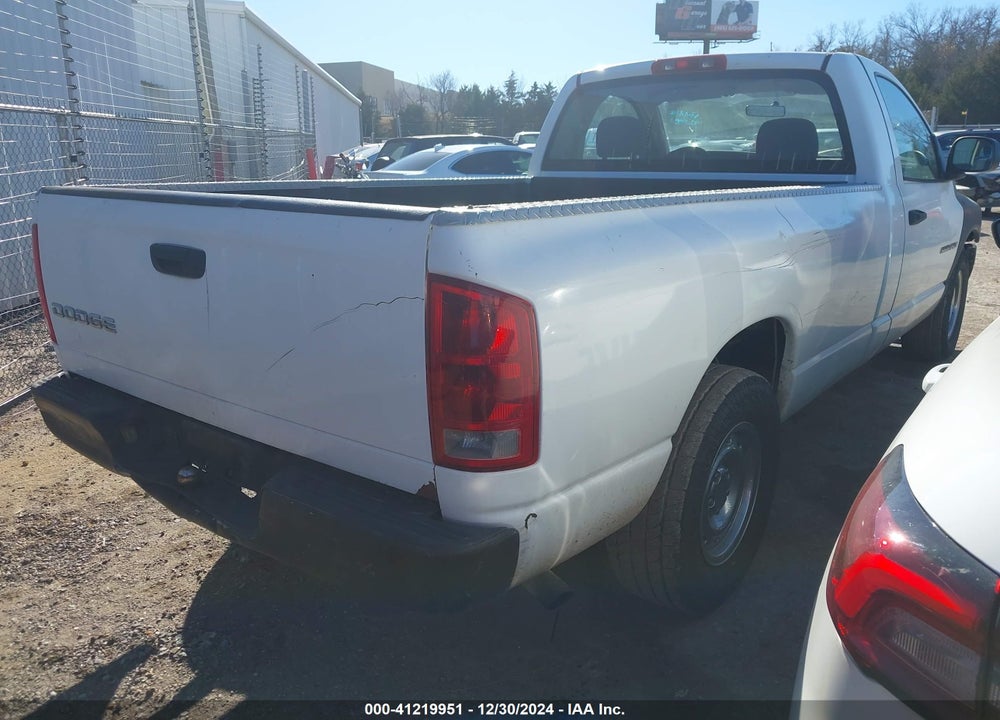 2004 DODGE RAM 1500 ST VIN: 1D7HA16K54J274511