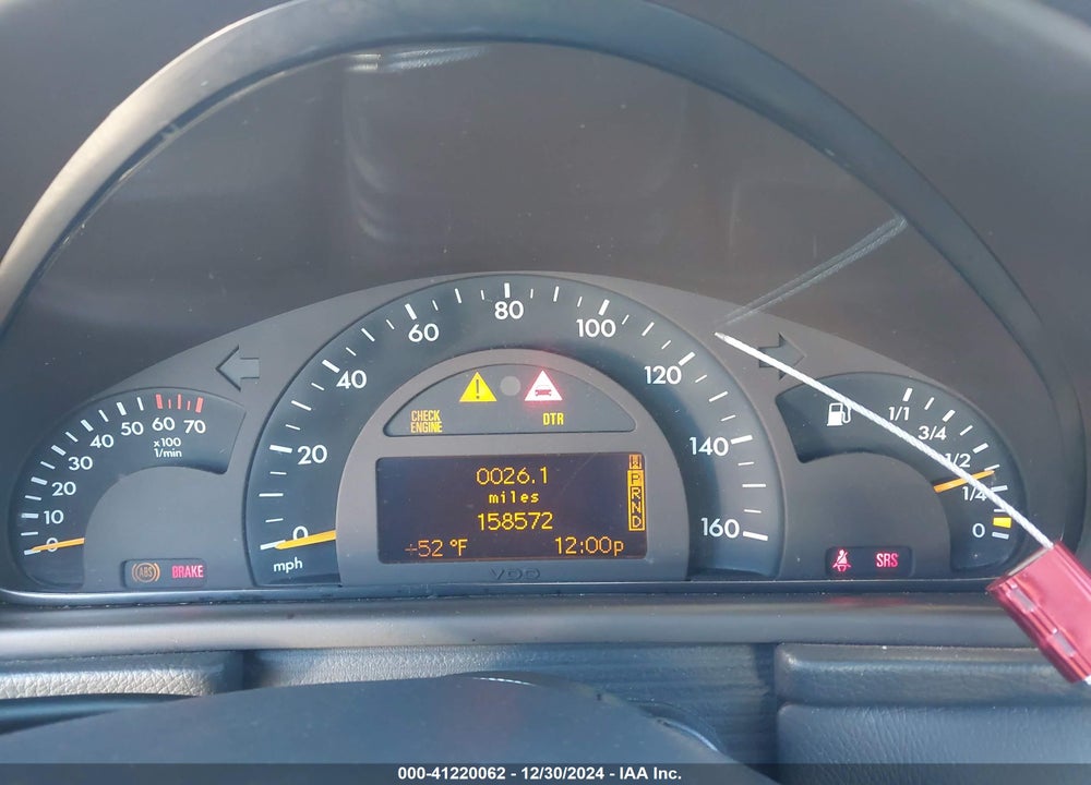 2002 MERCEDES-BENZ C 240 VIN: WDBRF61J12F272006