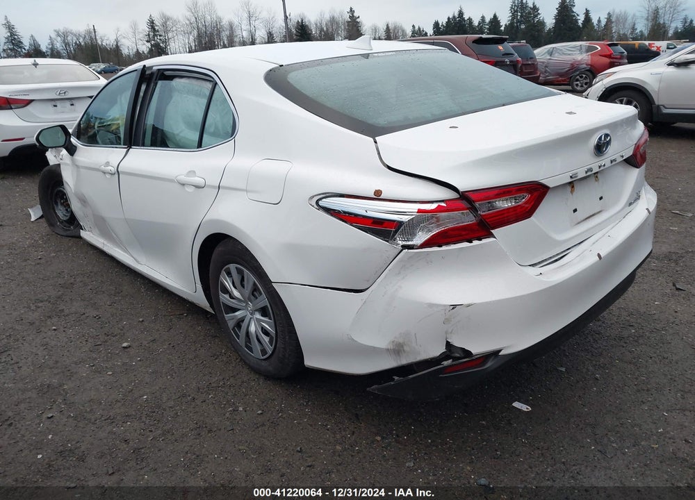 2020 TOYOTA CAMRY LE HYBRID VIN: 4T1C31AK6LU528886
