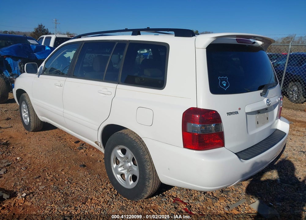 2005 TOYOTA HIGHLANDER VIN: JTEGD21A650121981