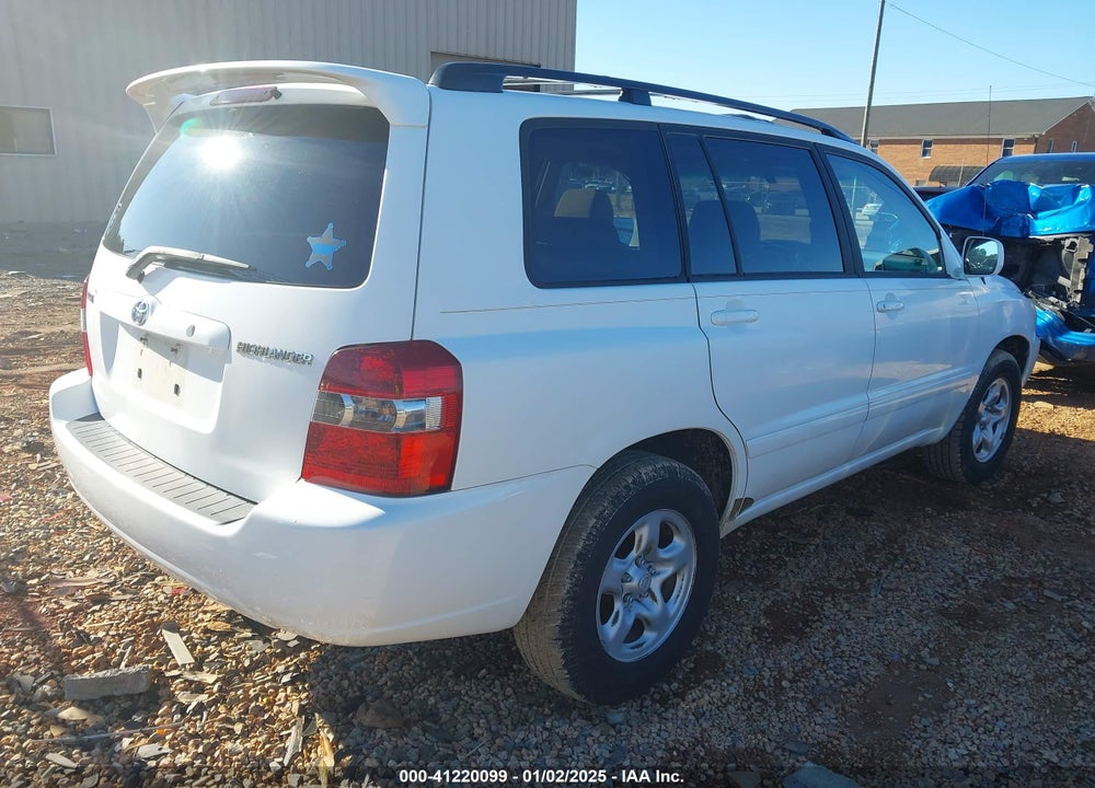 2005 TOYOTA HIGHLANDER VIN: JTEGD21A650121981