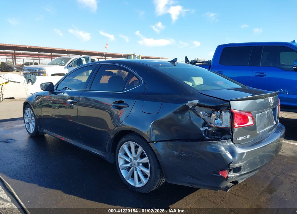 2010 LEXUS IS 250 BASE A6 VIN: JTHBF5C29A5117628
