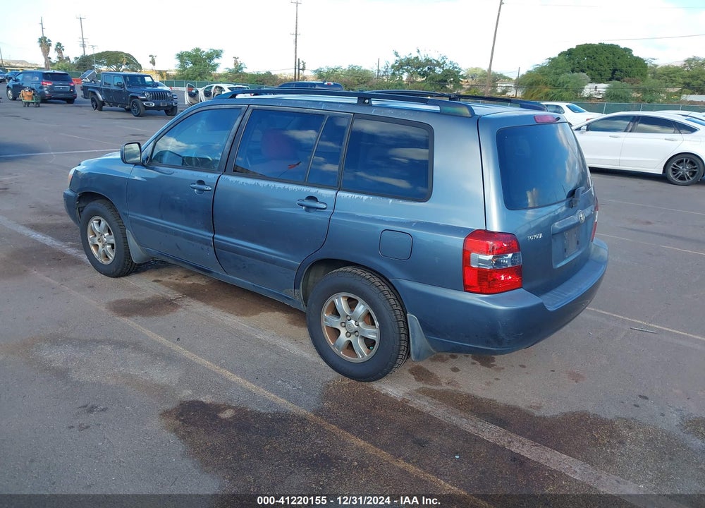 2004 TOYOTA HIGHLANDER VIN: JTEDD21A140103681