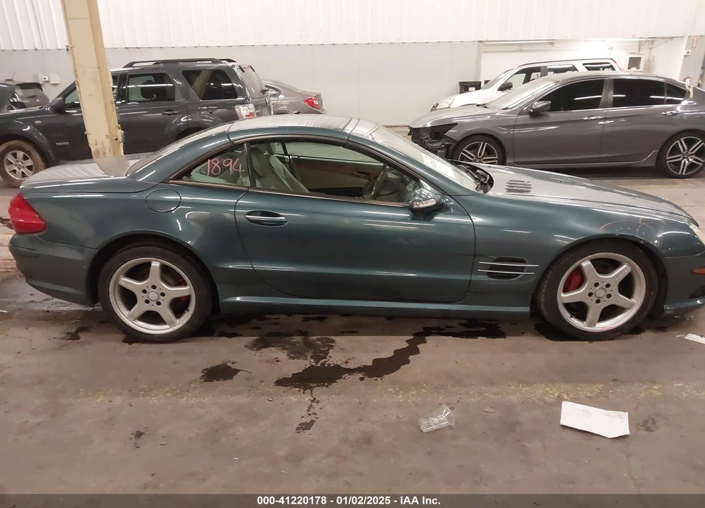 2003 MERCEDES-BENZ SL 500 VIN: WDBSK75F43F037917
