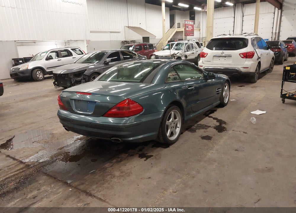 2003 MERCEDES-BENZ SL 500 VIN: WDBSK75F43F037917