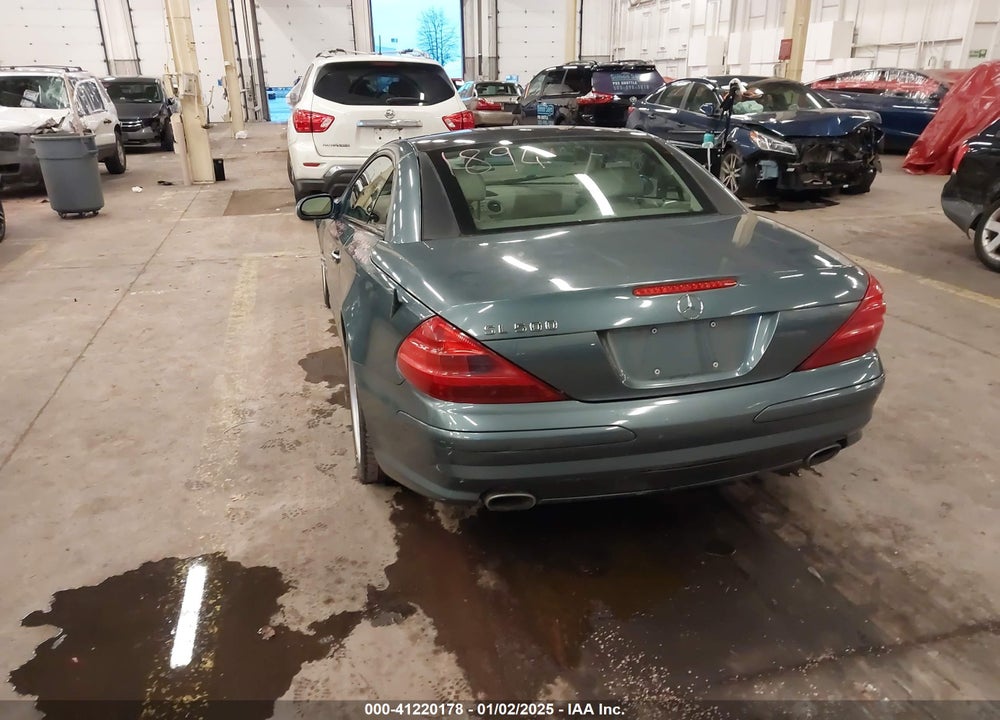 2003 MERCEDES-BENZ SL 500 VIN: WDBSK75F43F037917
