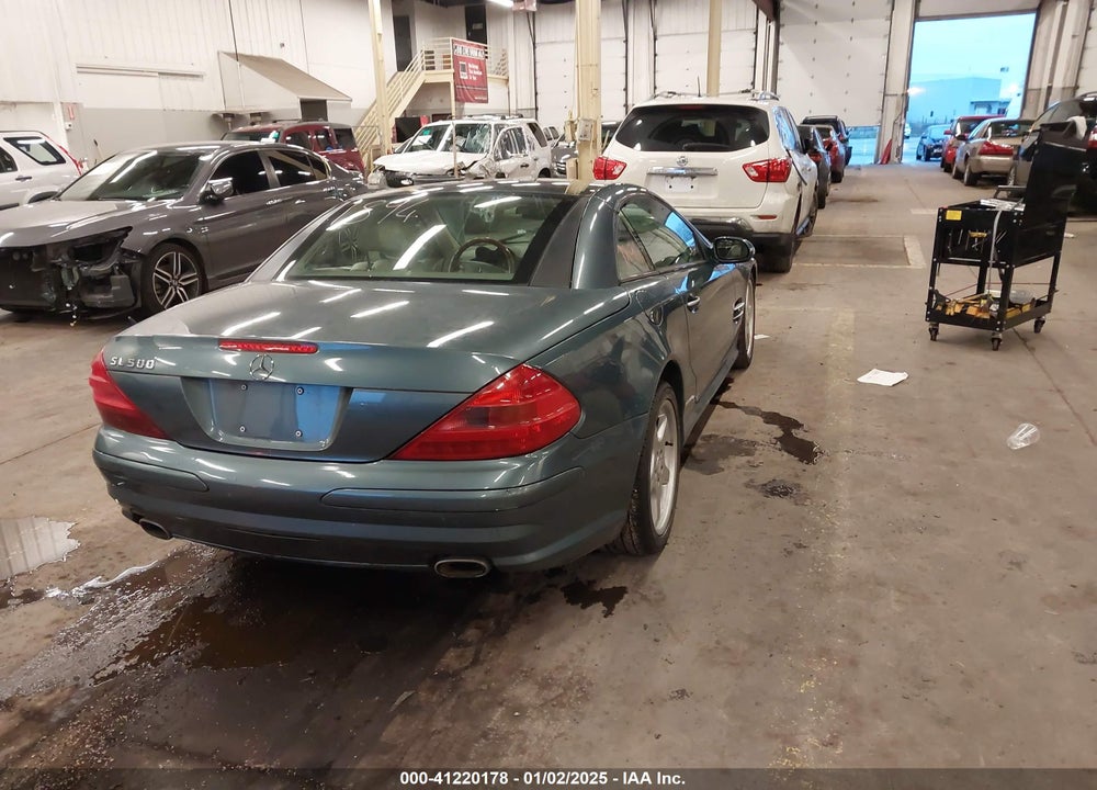 2003 MERCEDES-BENZ SL 500 VIN: WDBSK75F43F037917