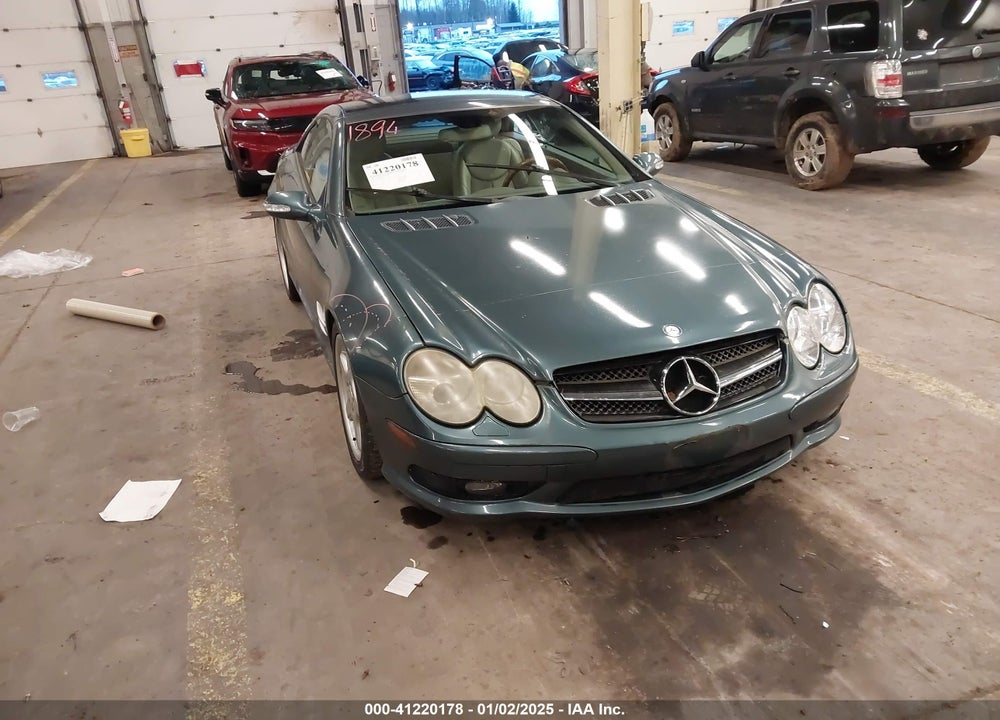 2003 MERCEDES-BENZ SL 500 VIN: WDBSK75F43F037917
