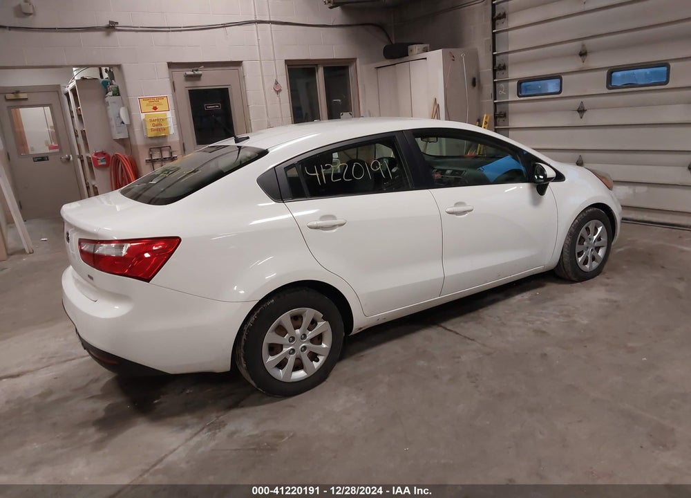 2015 KIA RIO LX VIN: KNADM4A39F6431865
