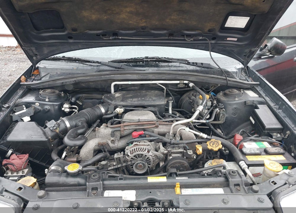 2008 SUBARU FORESTER 2.5X VIN: JF1SG63658H701174