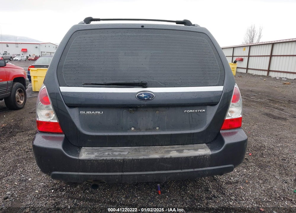 2008 SUBARU FORESTER 2.5X VIN: JF1SG63658H701174