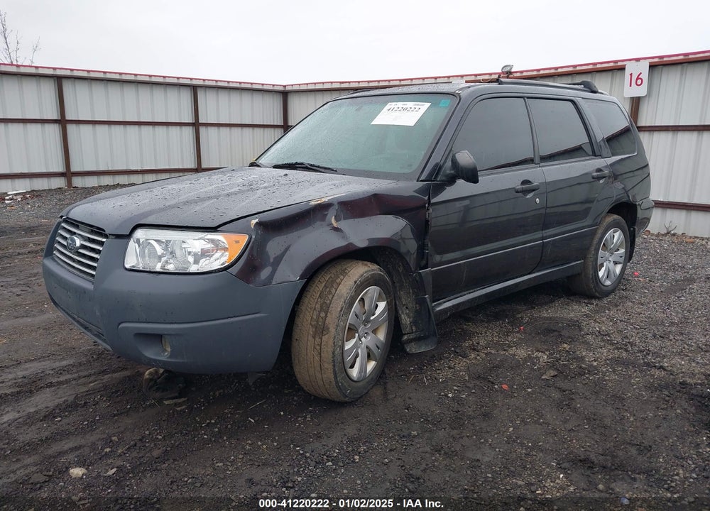 2008 SUBARU FORESTER 2.5X VIN: JF1SG63658H701174