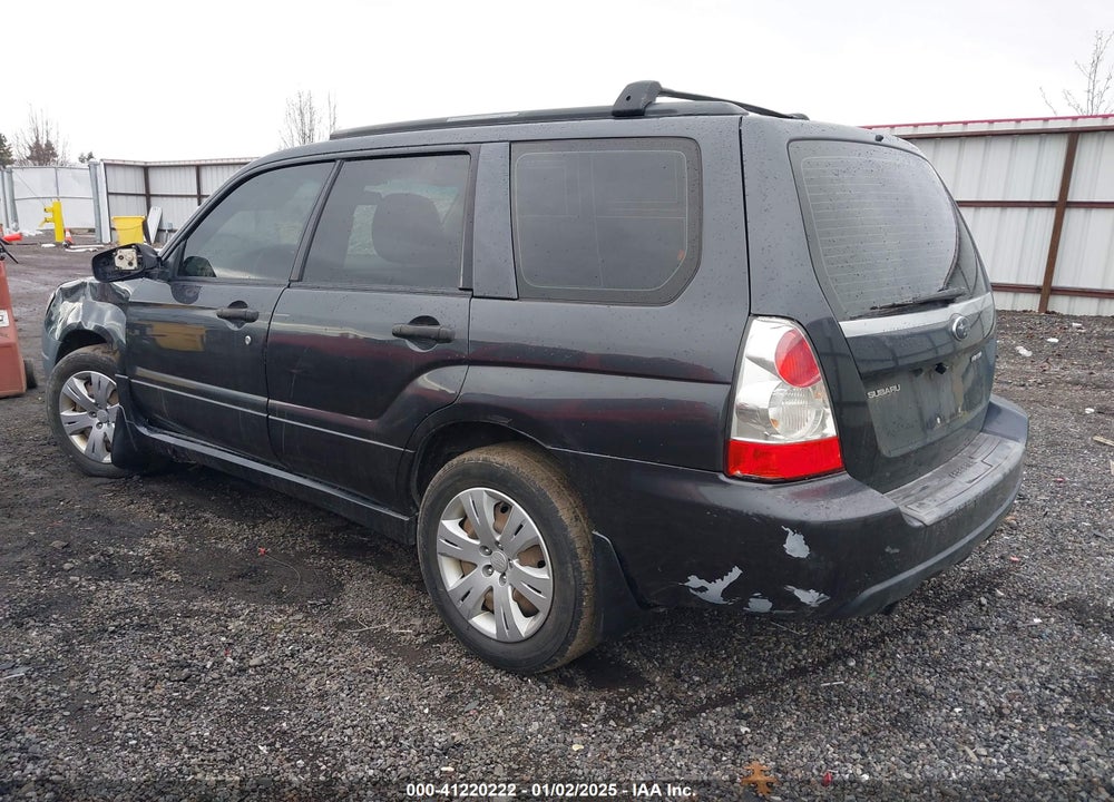 2008 SUBARU FORESTER 2.5X VIN: JF1SG63658H701174