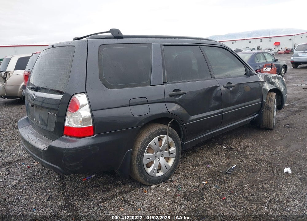 2008 SUBARU FORESTER 2.5X VIN: JF1SG63658H701174
