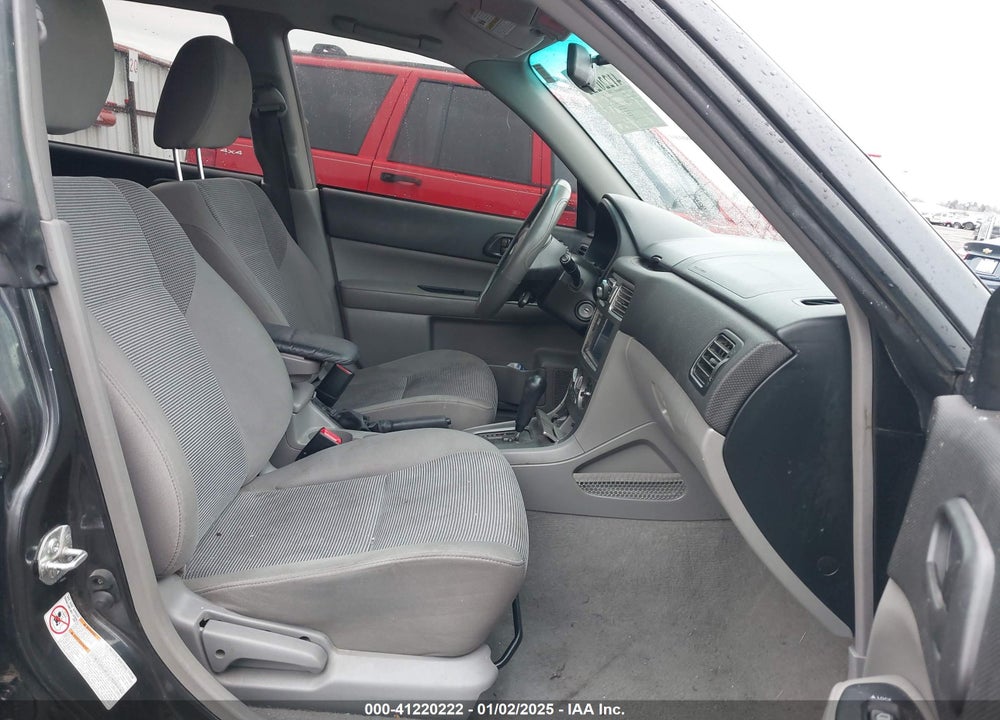 2008 SUBARU FORESTER 2.5X VIN: JF1SG63658H701174