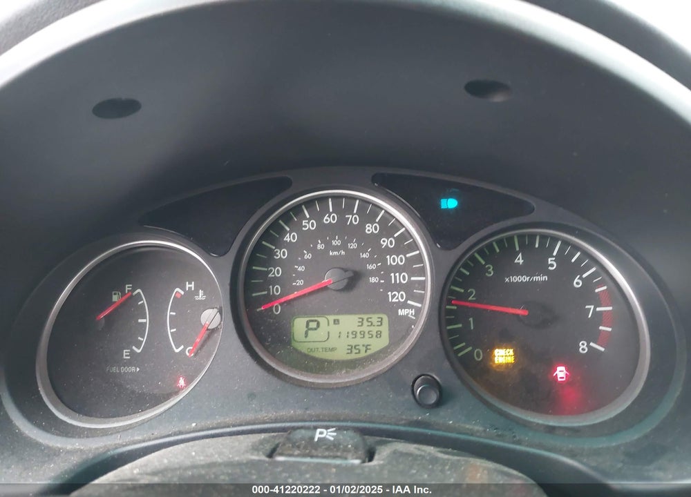 2008 SUBARU FORESTER 2.5X VIN: JF1SG63658H701174