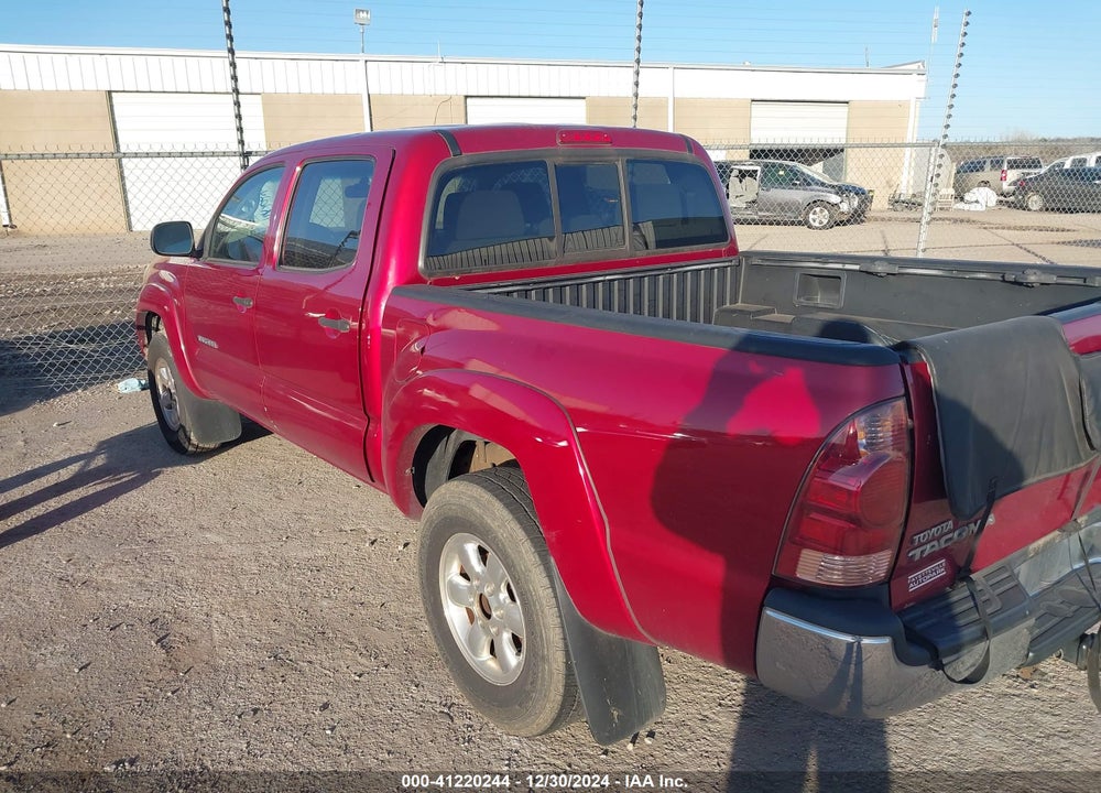 2005 TOYOTA TACOMA PRERUNNER V6 VIN: 5TEJU62N75Z072132