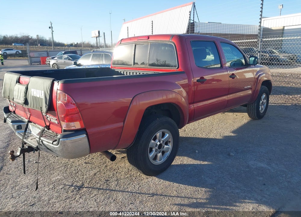 2005 TOYOTA TACOMA PRERUNNER V6 VIN: 5TEJU62N75Z072132