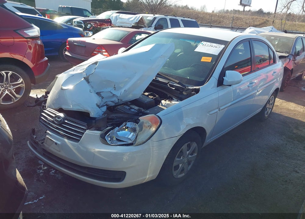 2008 HYUNDAI ACCENT VIN: KMHCN46C88U185034